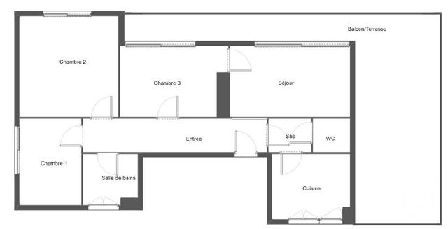 Appartement F4 à vendre - 4 pièces - 90.0 m2 - LE HAVRE - 76 - HAUTE-NORMANDIE - Century 21 Accore