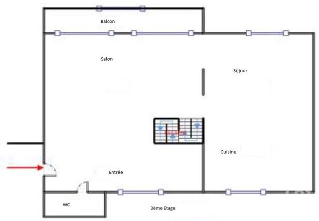 Appartement Duplex à vendre - 5 pièces - 94.49 m2 - LE HAVRE - 76 - HAUTE-NORMANDIE - Century 21 Accore