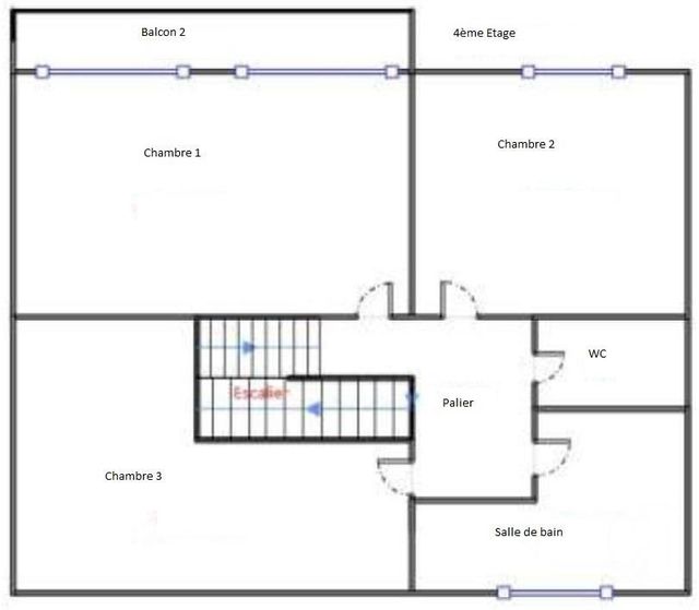 Appartement Duplex à vendre - 5 pièces - 94.49 m2 - LE HAVRE - 76 - HAUTE-NORMANDIE - Century 21 Accore